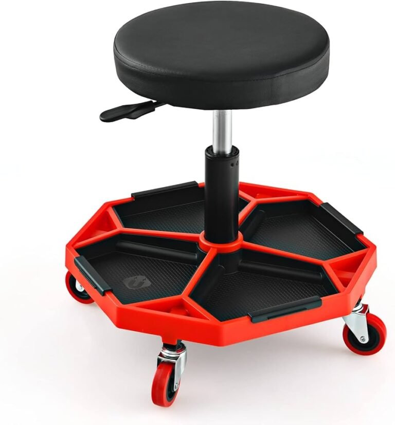 Creeper Seat and Adjustable Shop Stool for Professional Mechanics