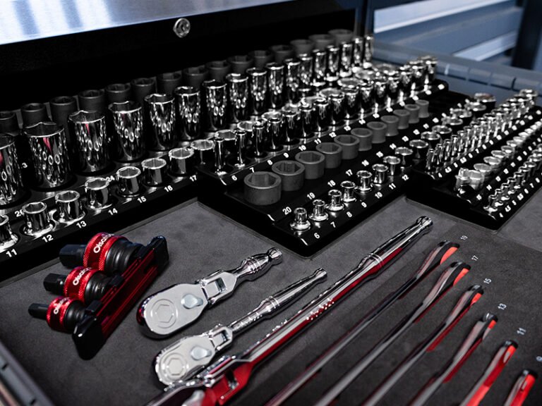 Magnetic Tray Socket Organizer Set with Tilt Bins - Complete Workshop Storage