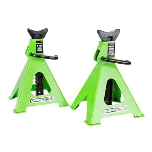 OEM Tools 6 Ton Jack Stands - Heavy Duty Safety Stands