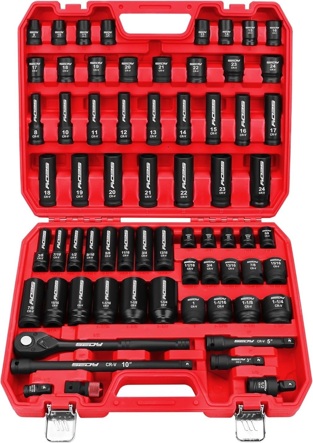 OEM Tools 67-Piece Master Impact Socket and Organizer Kit