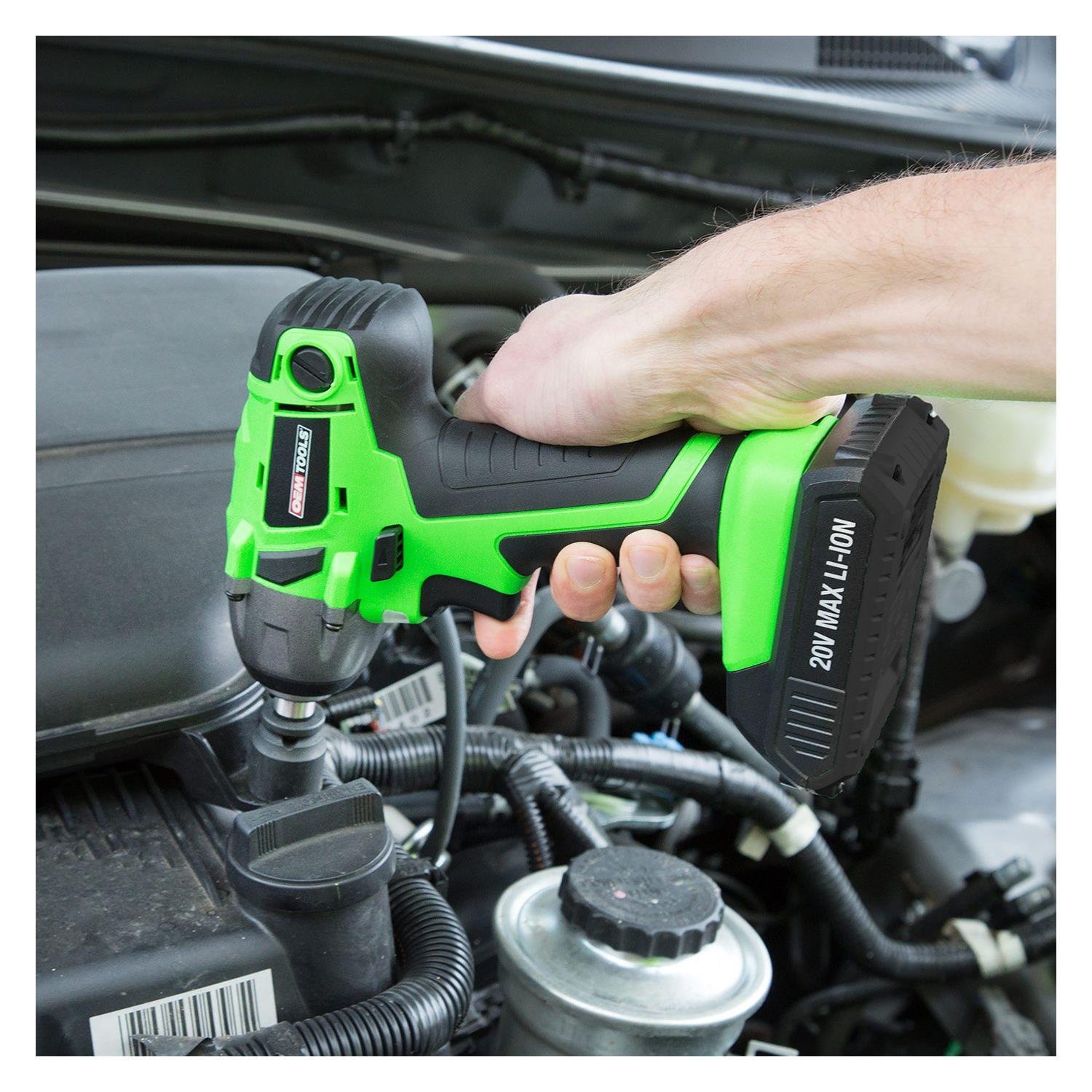 OEMTOOLS 24661 20V three-eighths inch cordless impact wrench