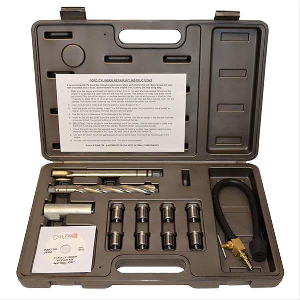 Spark Plug Repair & Rethreader Kit Complete Thread Restoration System