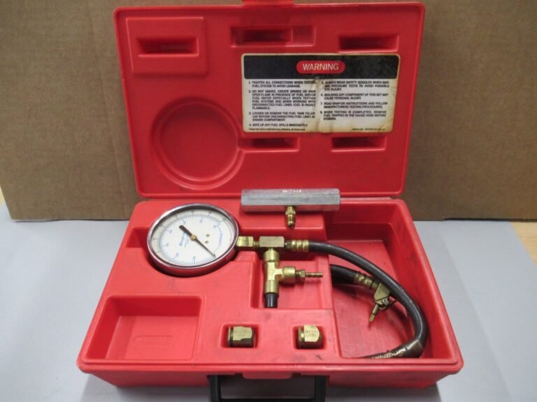 Fuel System Tools for Pressure Testing and Line Disconnect